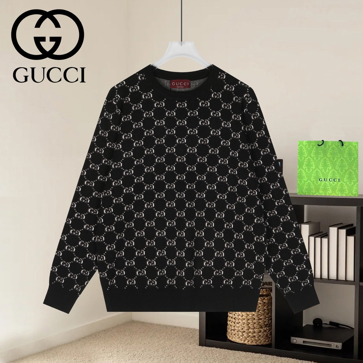 Gucci Jacquard Crewneck Sweater zgwXHg - Image 10