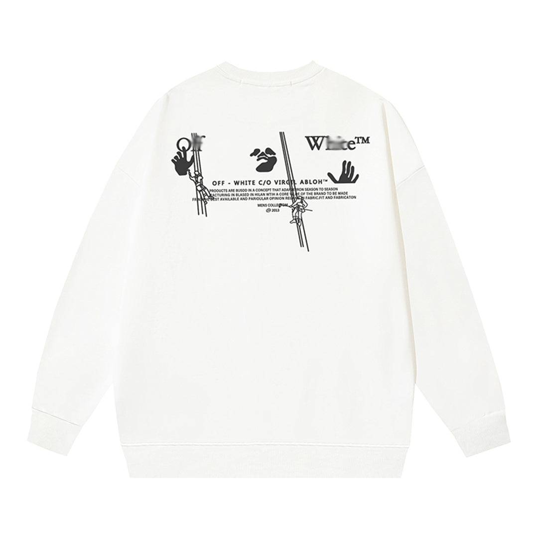 Off-White  Arrow logo sports sweatshirt#114