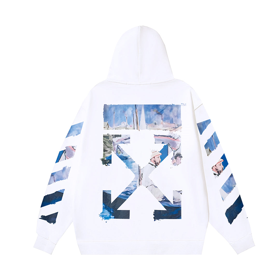 Off-White  Arrow logo sports sweatshirt#4
