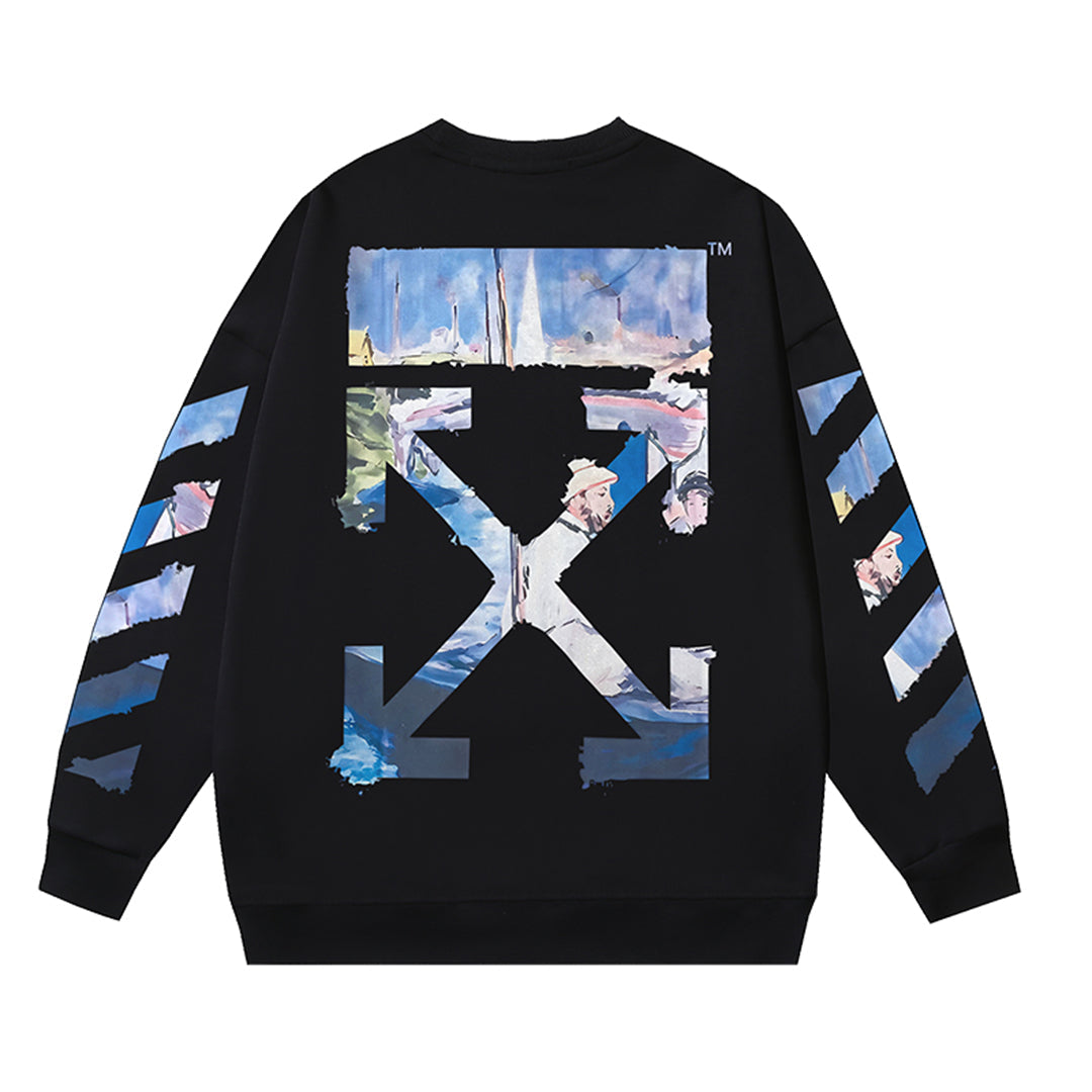 Off-White  Arrow logo sports sweatshirt#1
