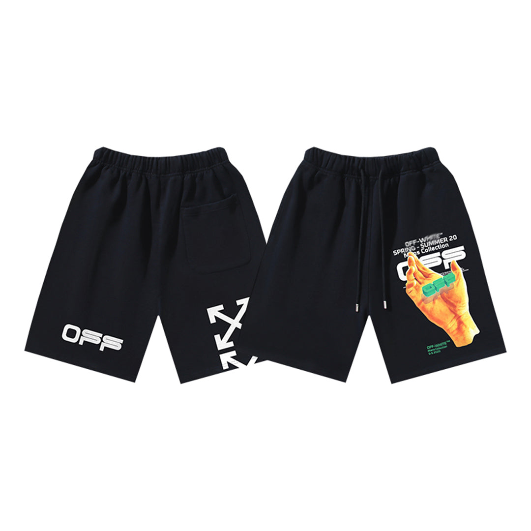 Off-White  arrow print shorts#15