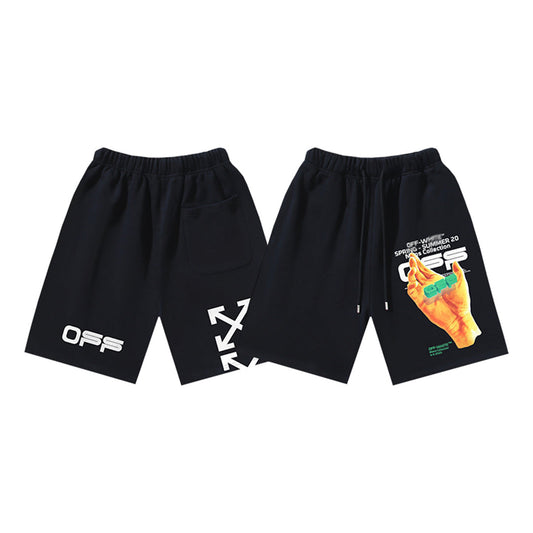Off-White  arrow print shorts#15