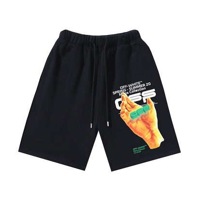 Off-White  arrow print shorts#15