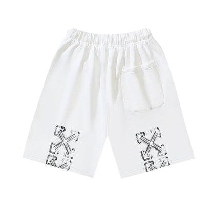 Off-White arrow print shorts#18